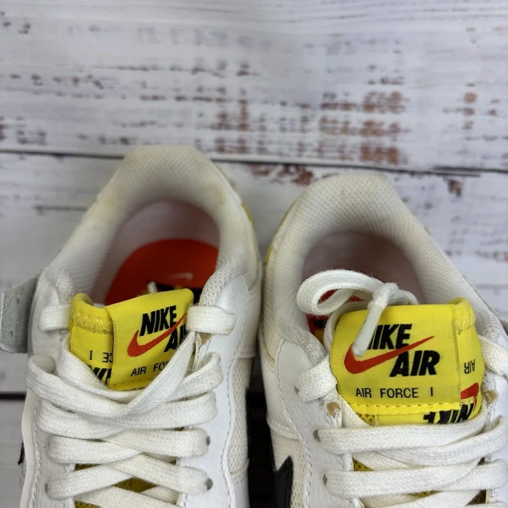 Nike Air Force 1 Shadow 'Go the Extra Smile' White Sneakers, Size 7.5 DO5872-100
